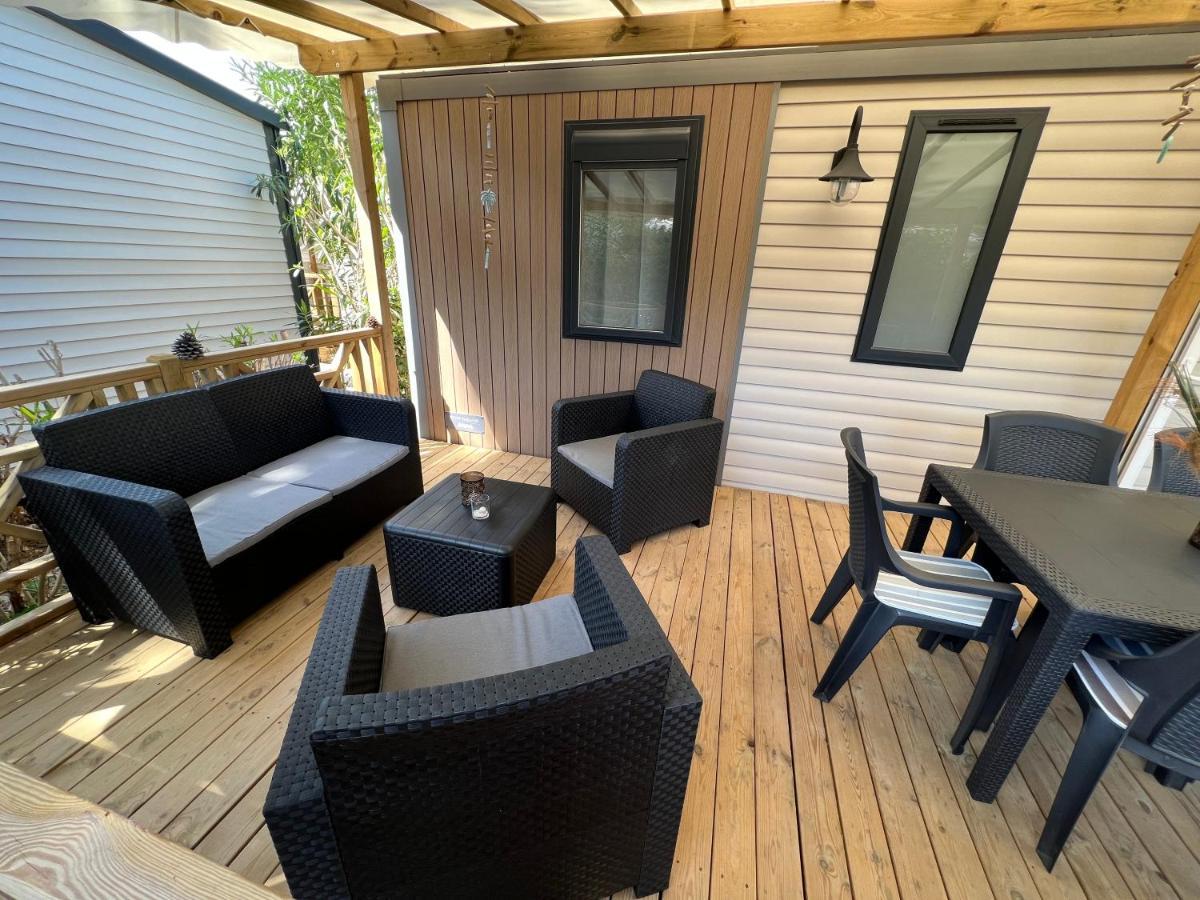 Camping Del Mar 10, Mobil Home Petit Paradis, 6 Personnes, Bord De Mer, Camping Del Mar Village Argeles-sur-Mer Luaran gambar